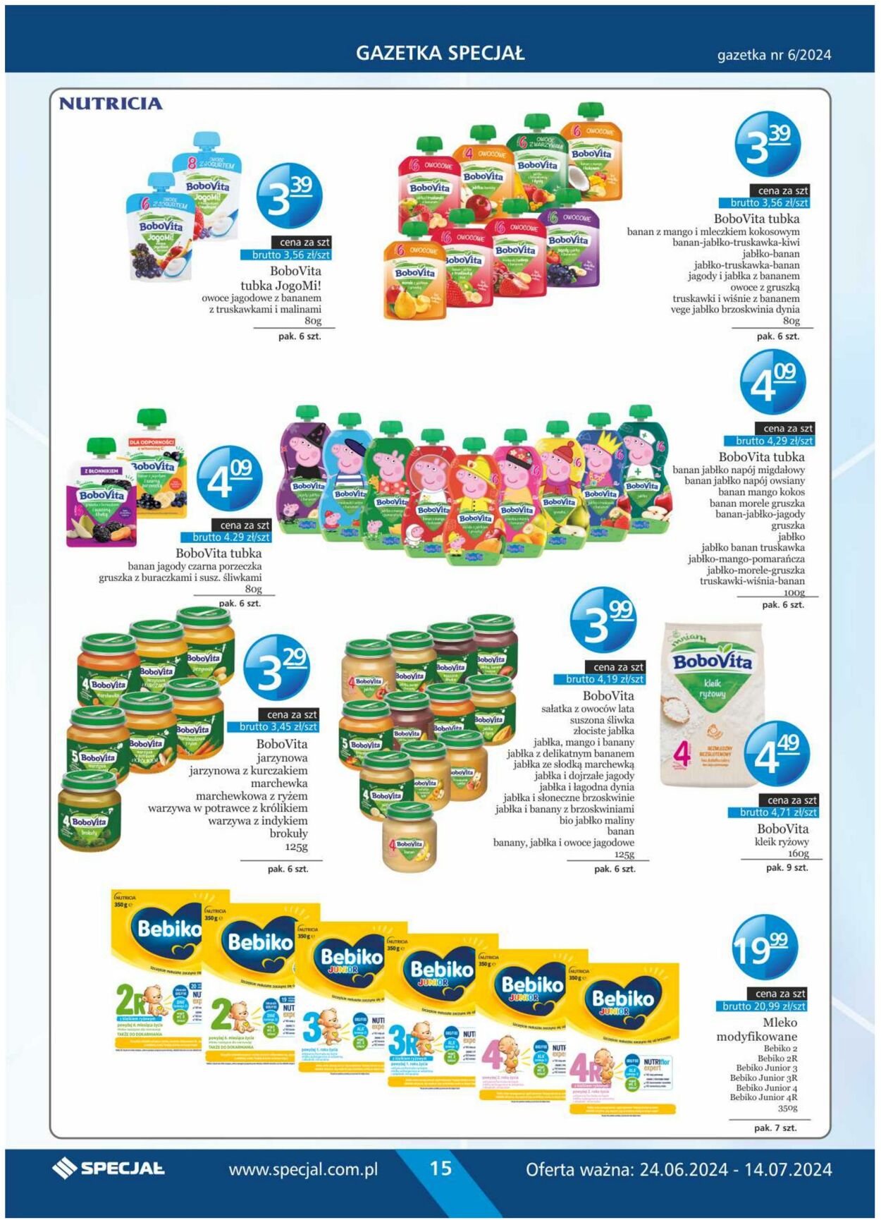Gazetka Specjał 24.06.2024 - 14.07.2024