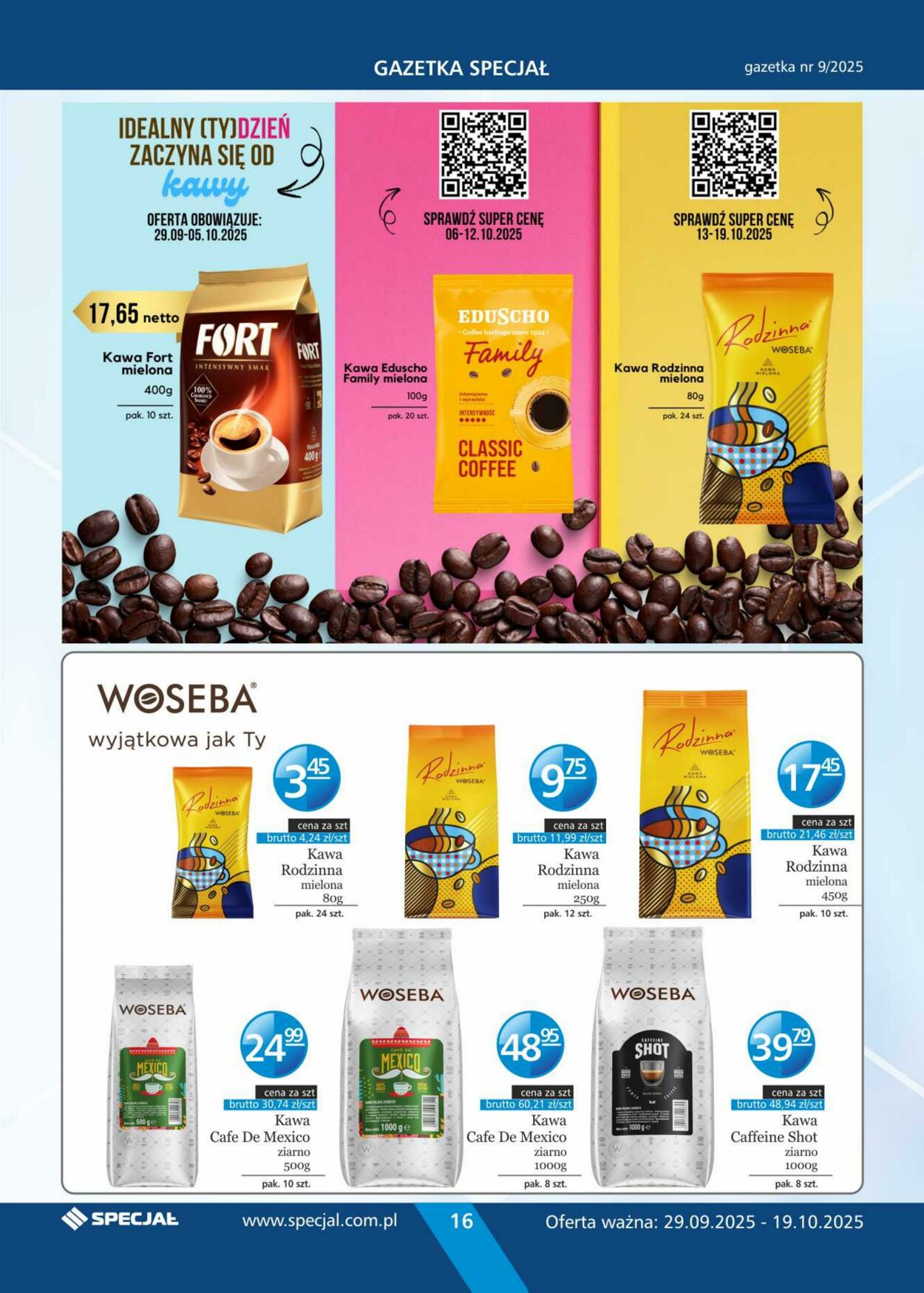 Gazetka Specjał 29.09.2025 - 19.10.2025
