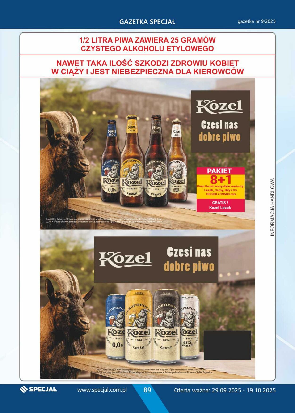 Gazetka Specjał 29.09.2025 - 19.10.2025