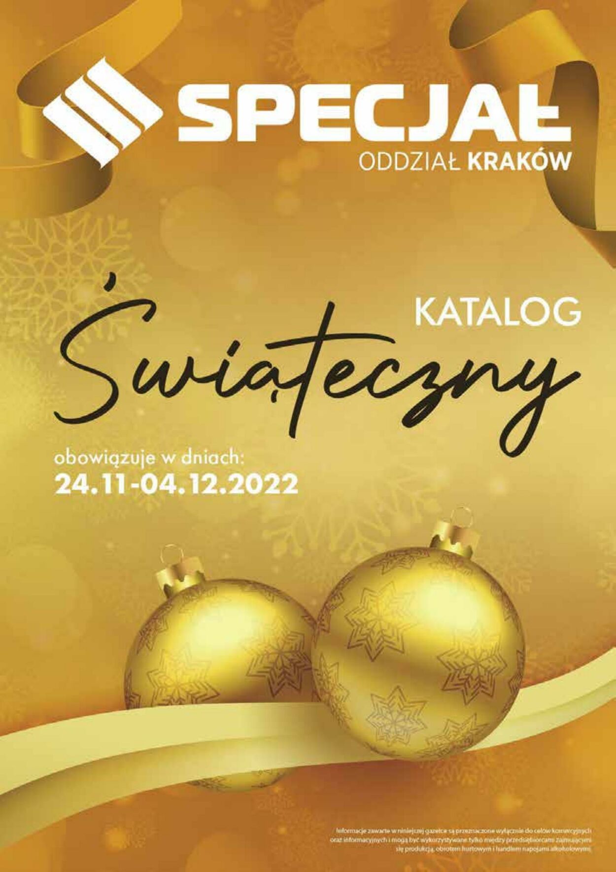 Gazetka Specjał 21.11.2022 - 04.12.2022