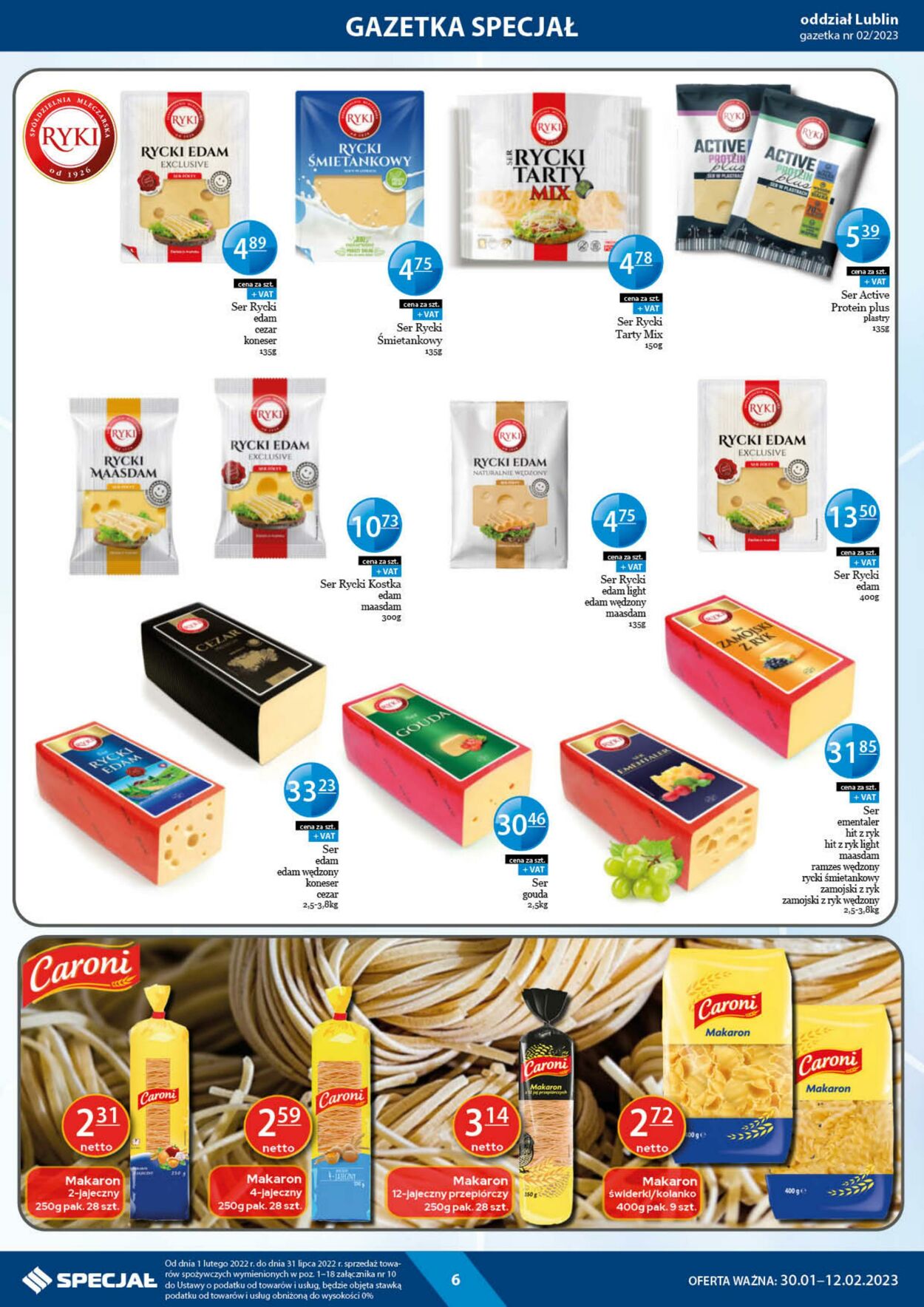 Gazetka Specjał 30.01.2023 - 12.02.2023