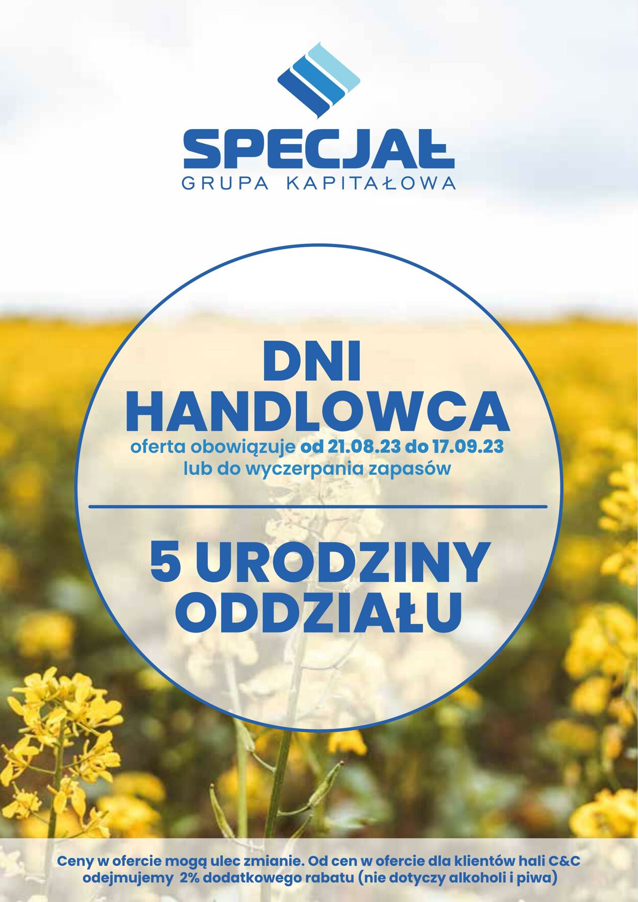 Gazetka Specjał 21.08.2023 - 17.09.2023