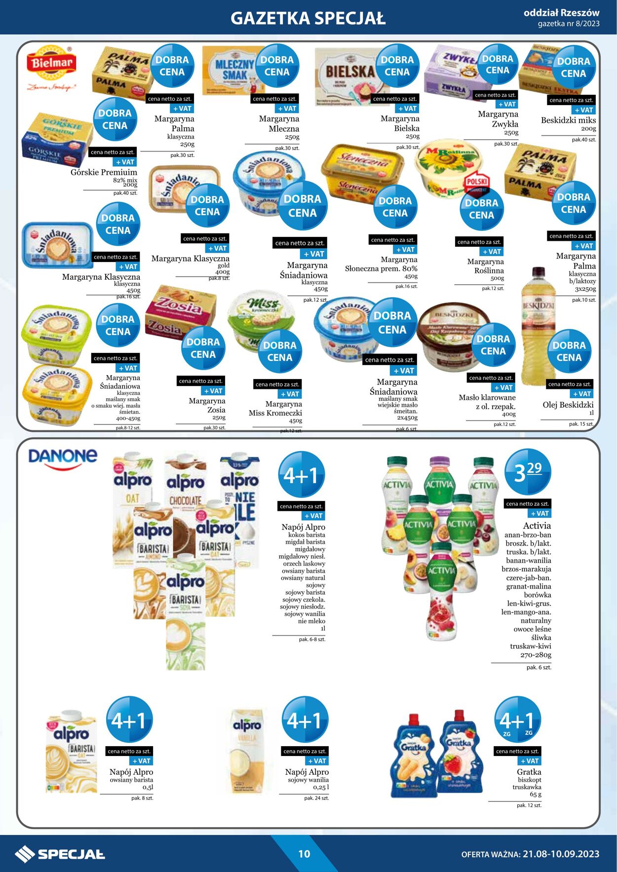Gazetka Specjał 21.08.2023 - 10.09.2023