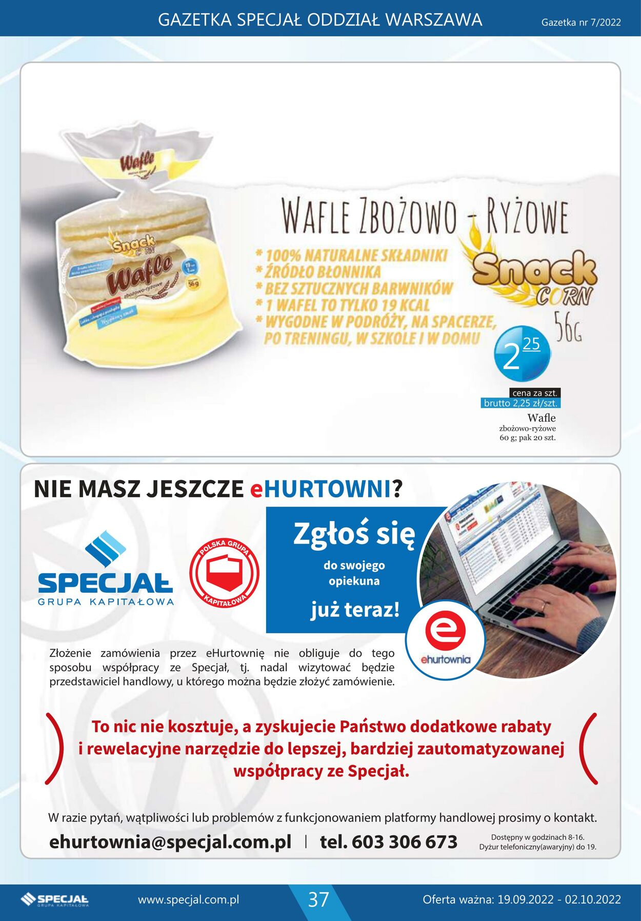 Gazetka Specjał 19.09.2022 - 02.10.2022