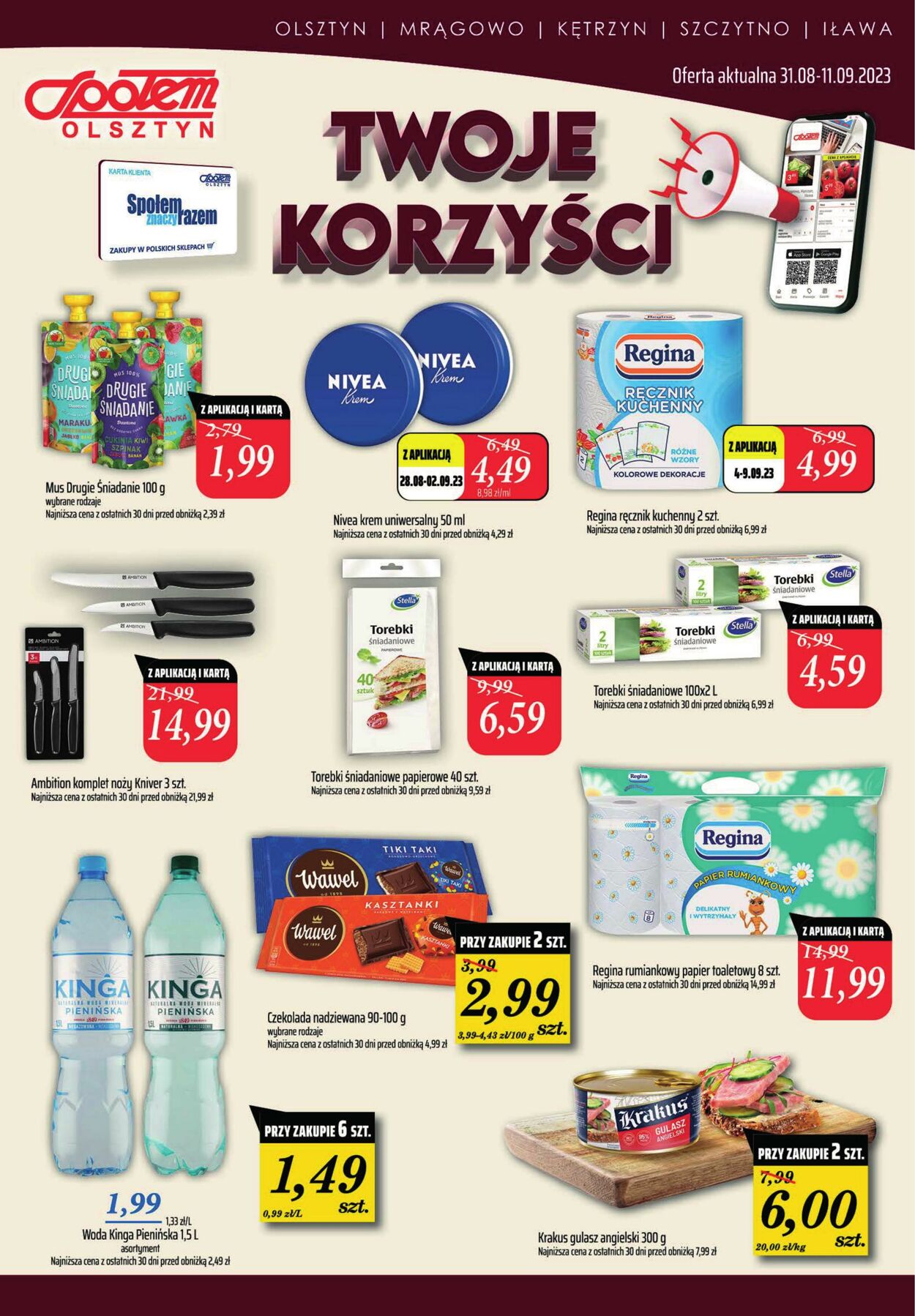 Gazetka Społem 31.08.2023 - 11.09.2023