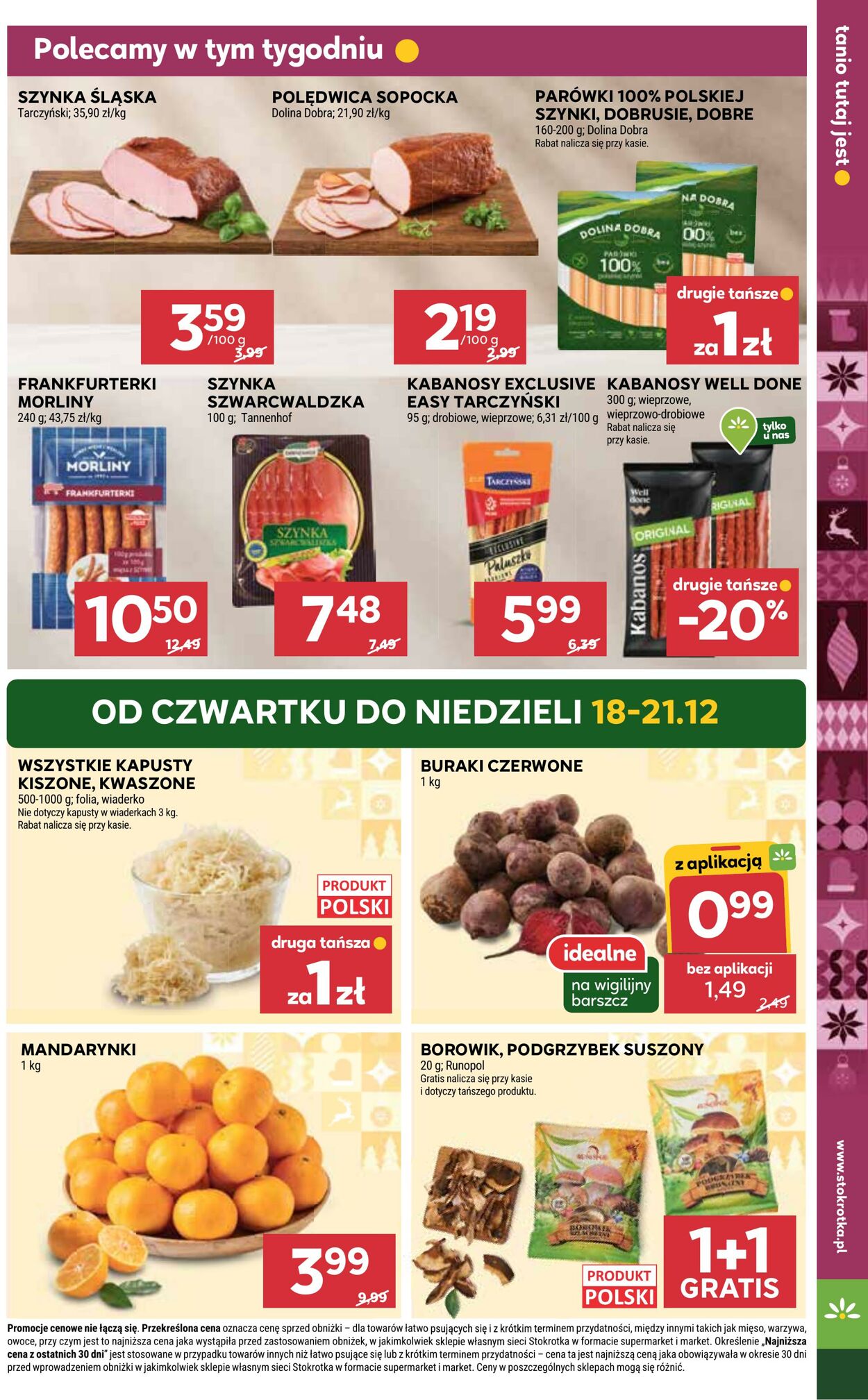 Gazetka Stokrotka 18.12.2025 - 21.12.2025