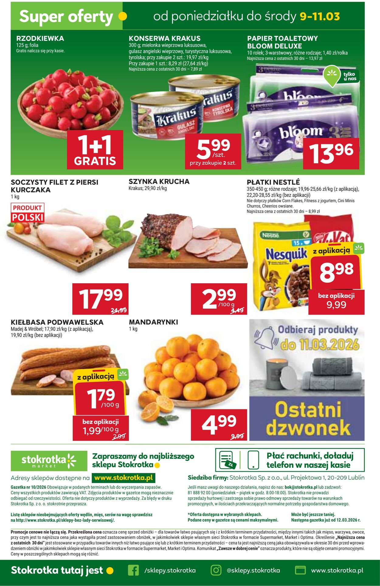 Gazetka Stokrotka 05.03.2026 - 11.03.2026
