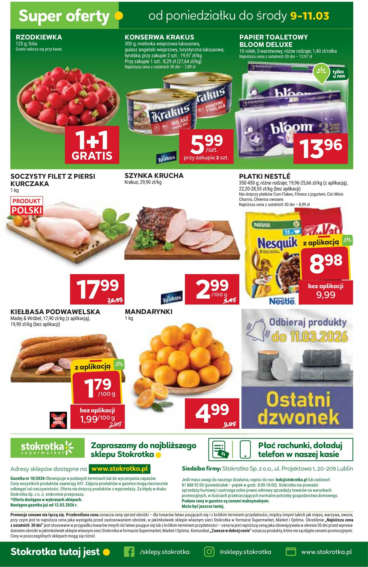 Gazetka Stokrotka 05.03.2026 - 11.03.2026