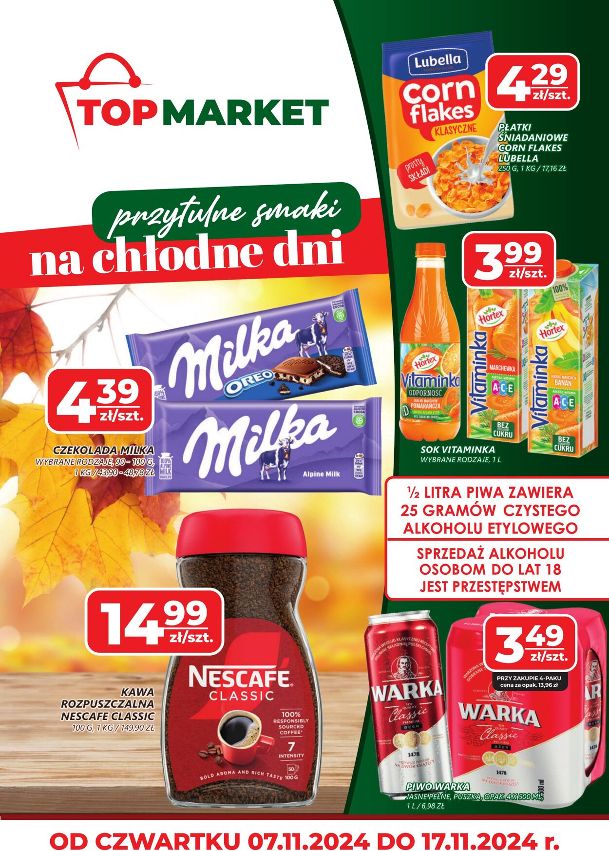 Gazetka Top Market 07.11.2024 - 17.11.2024