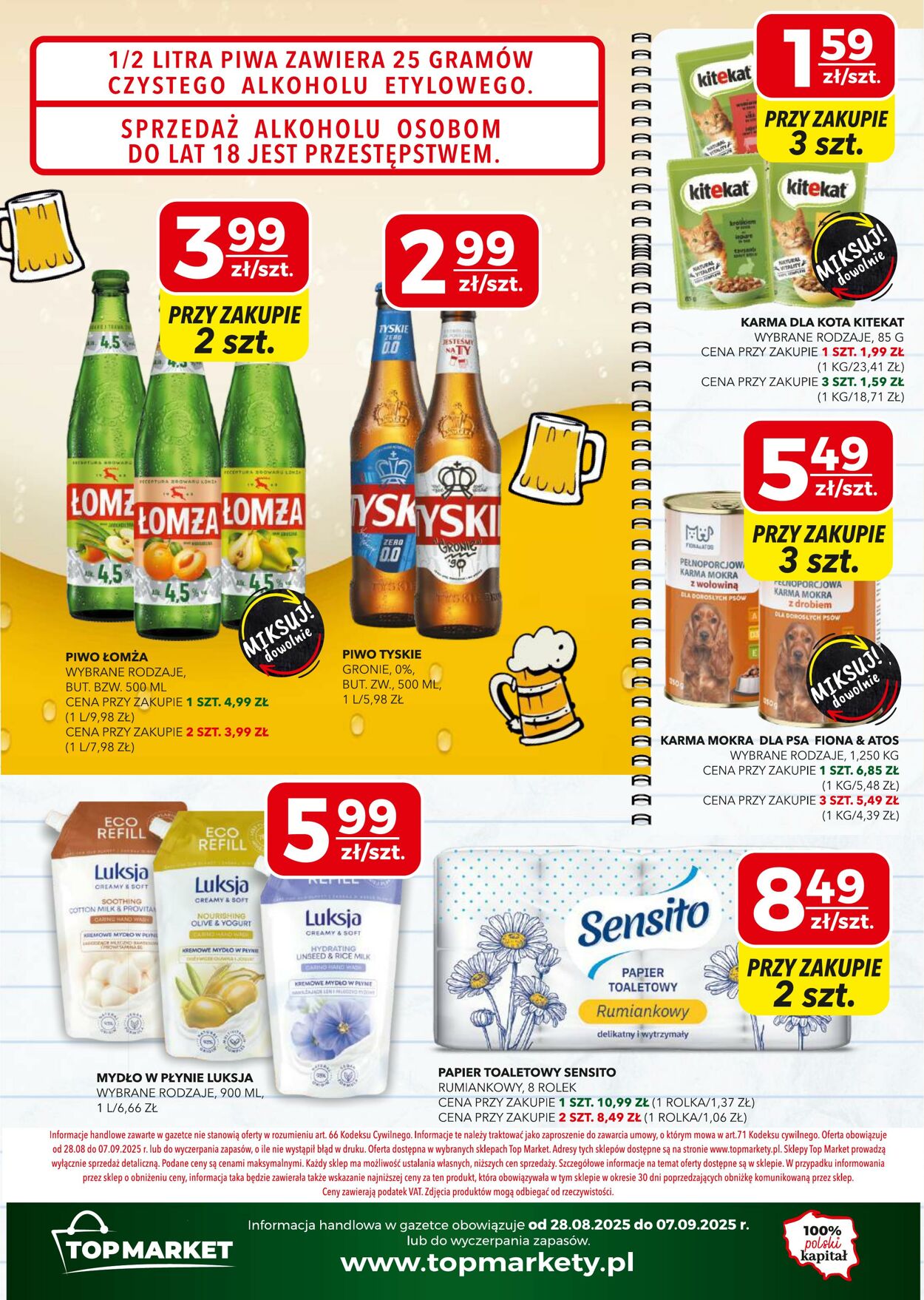 Gazetka Top Market 28.08.2025 - 07.09.2025