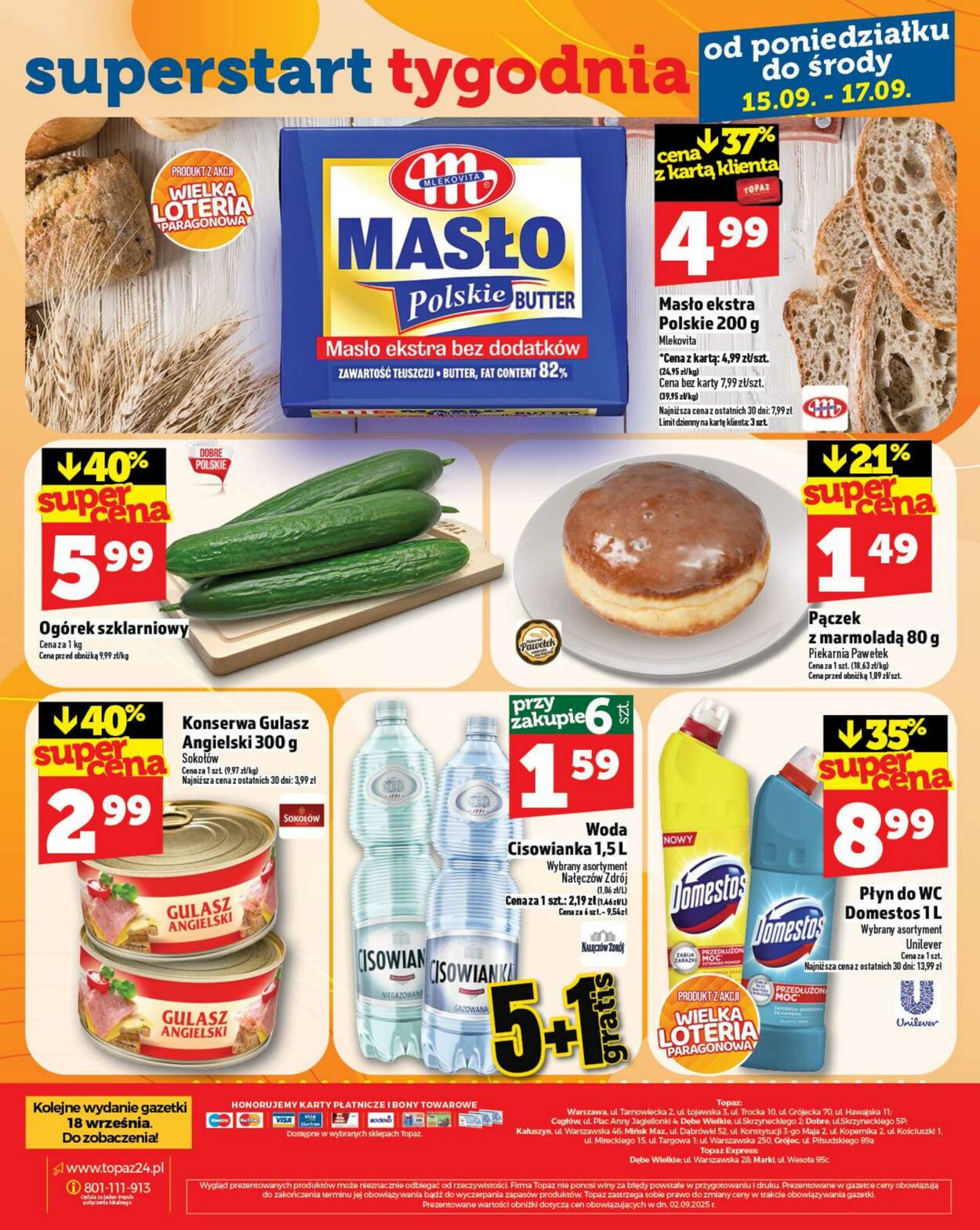 Gazetka Topaz 11.09.2025 - 24.09.2025
