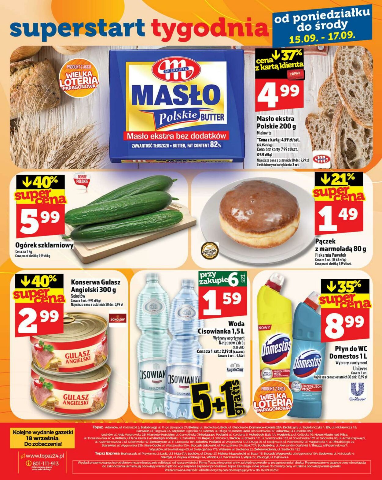 Gazetka Topaz 11.09.2025 - 24.09.2025