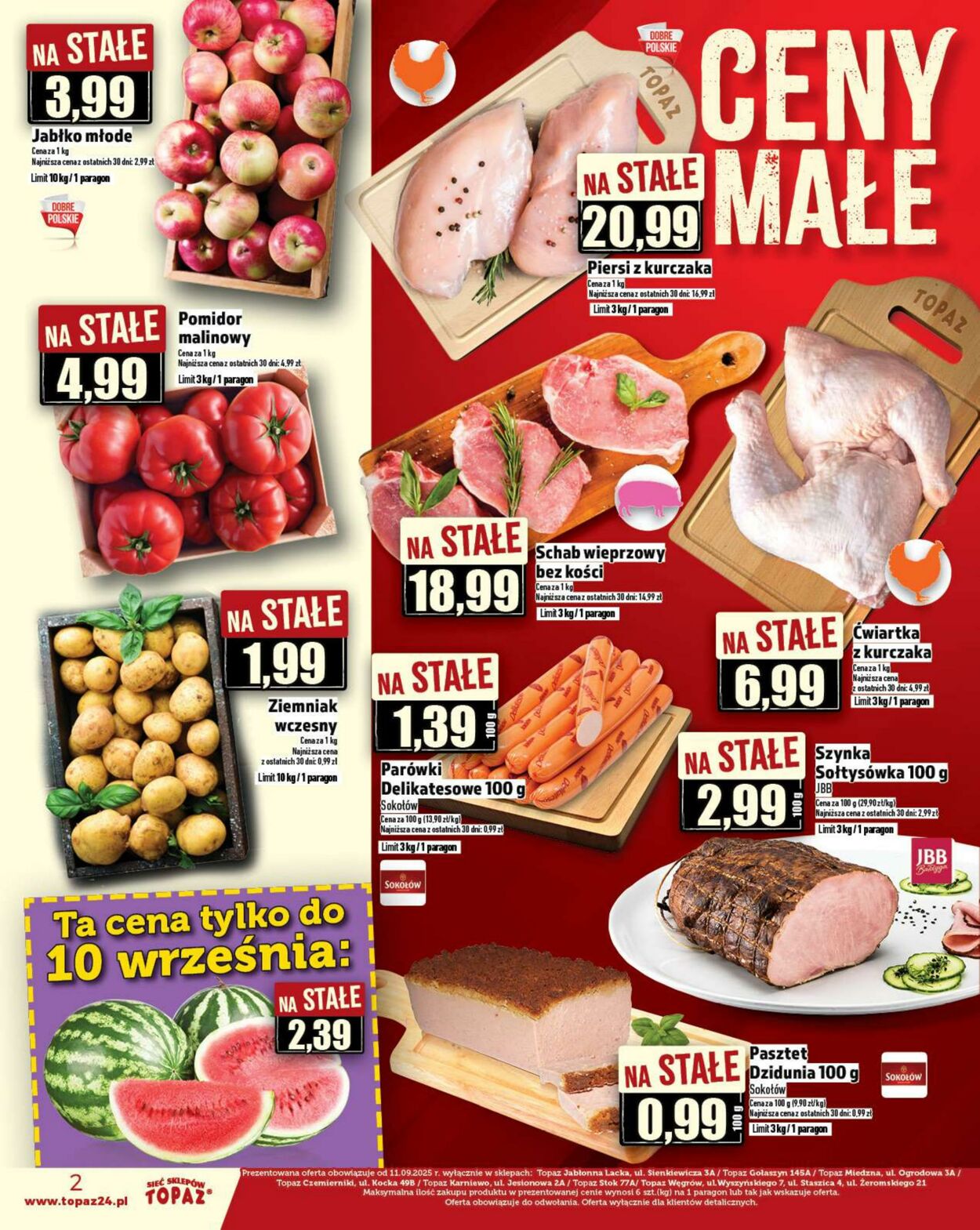 Gazetka Topaz 11.09.2025 - 24.09.2025