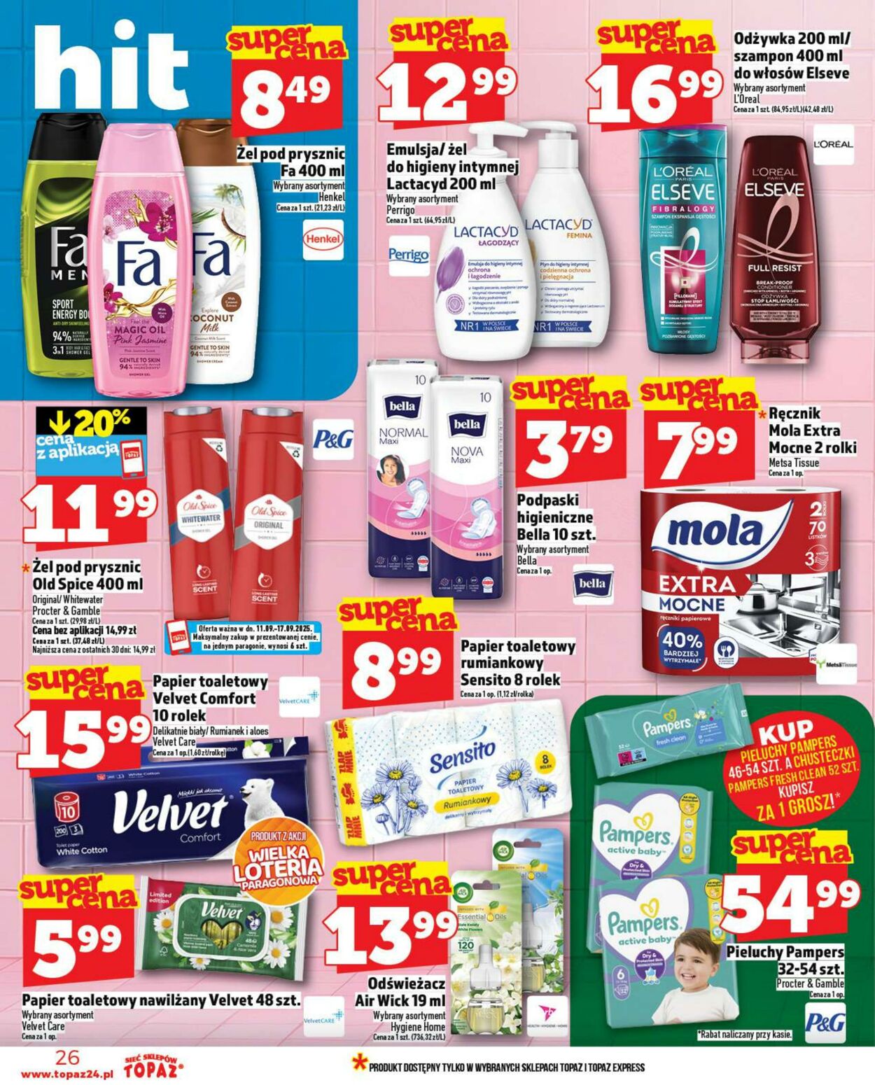Gazetka Topaz 11.09.2025 - 24.09.2025
