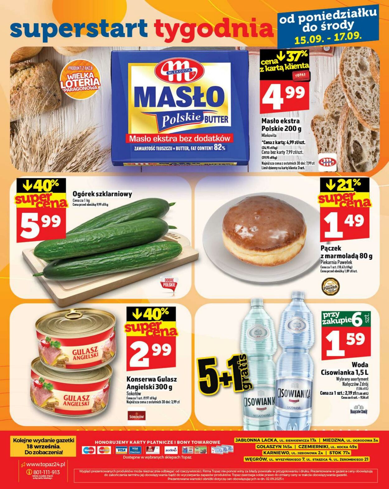 Gazetka Topaz 11.09.2025 - 24.09.2025