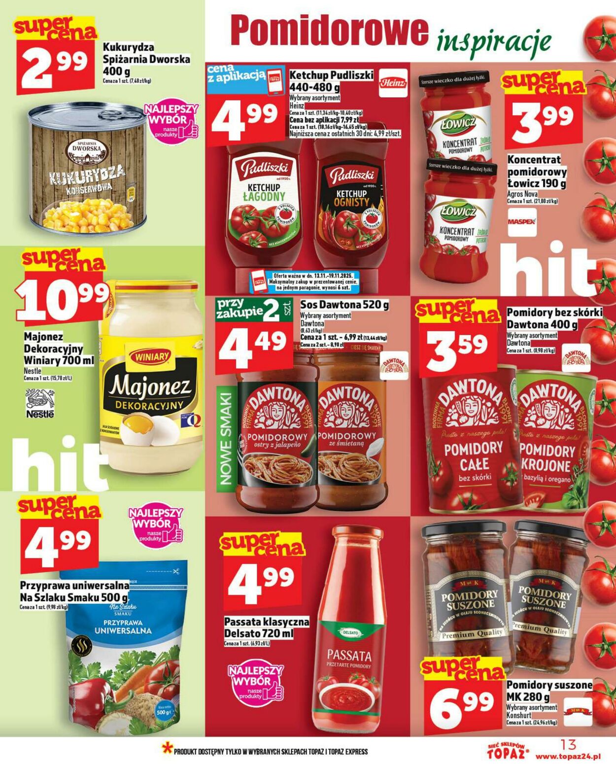 Gazetka Topaz 12.11.2025 - 18.11.2025