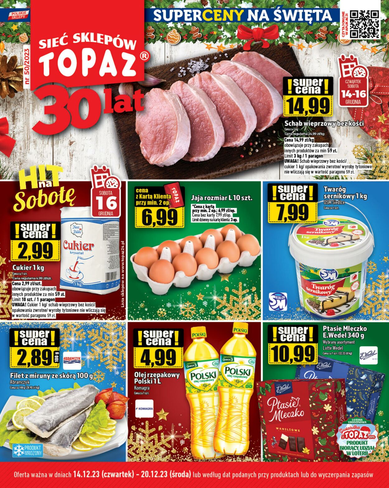 Gazetka Topaz 14.12.2023 - 20.12.2023