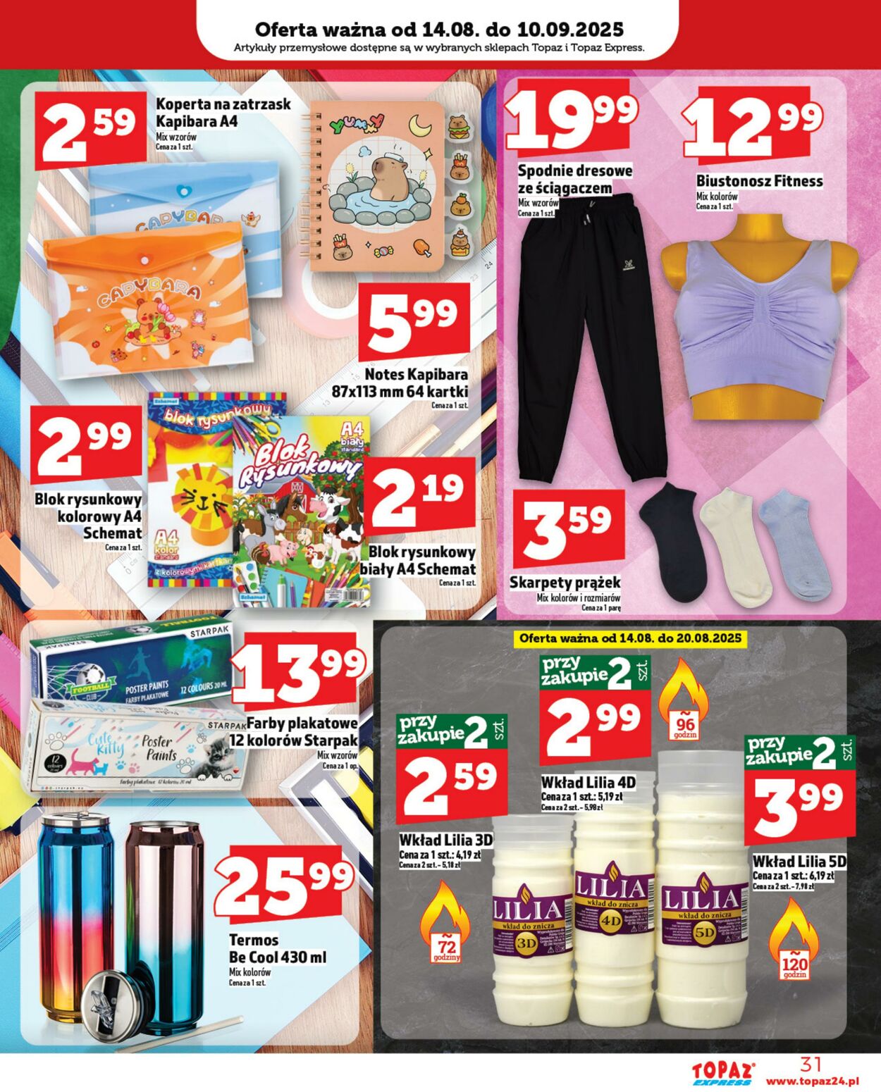 Gazetka Topaz 14.08.2025 - 20.08.2025