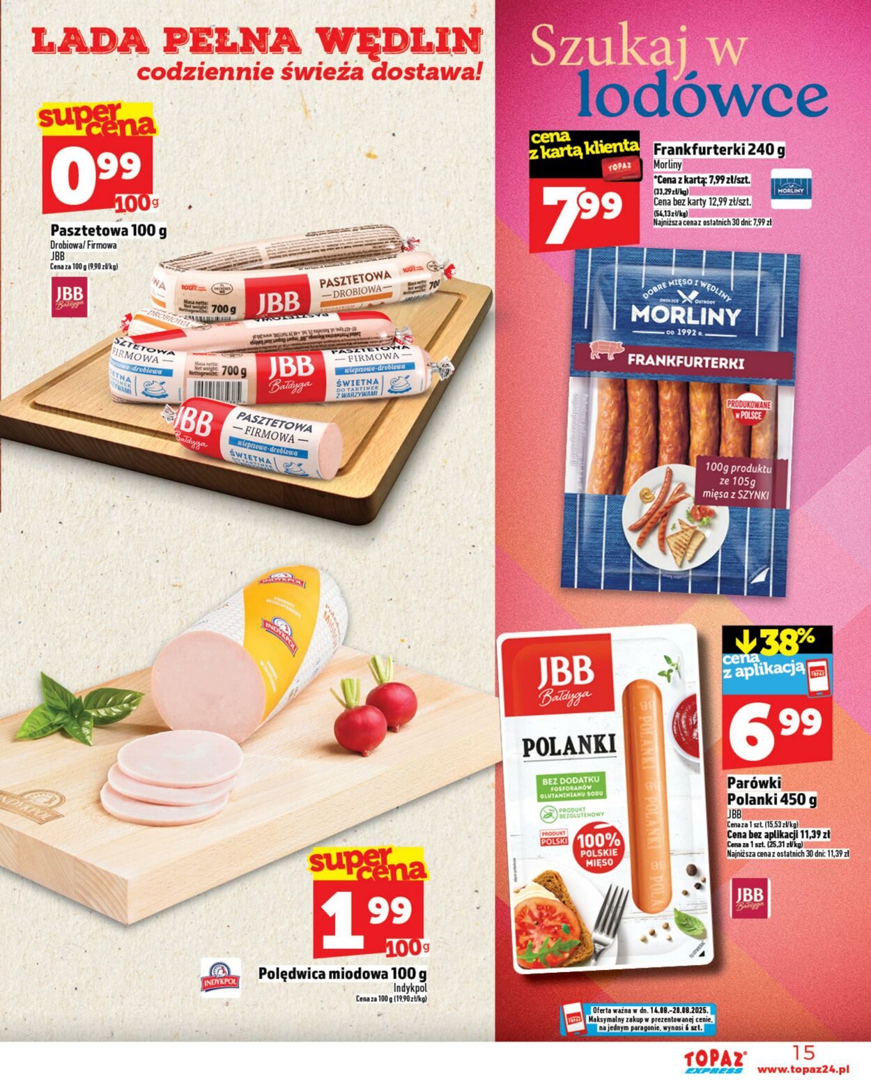 Gazetka Topaz 14.08.2025 - 20.08.2025