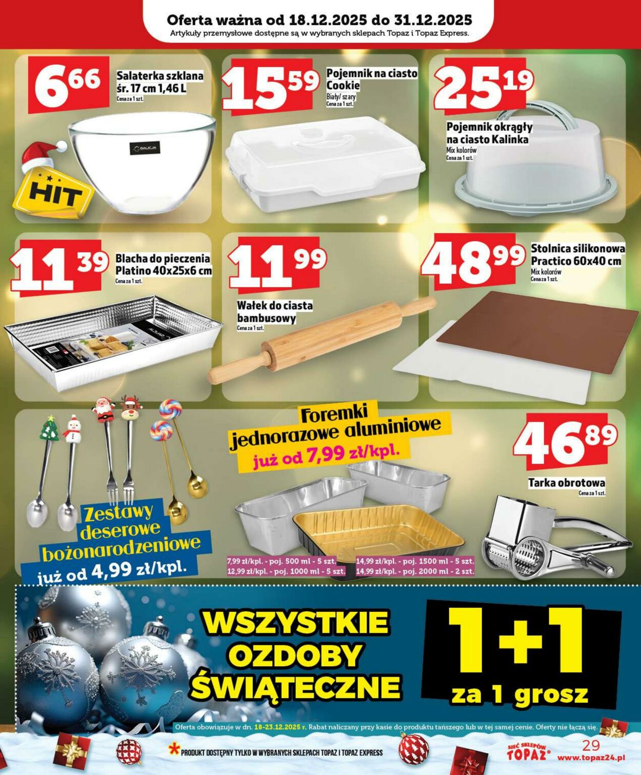 Gazetka Topaz 18.12.2025 - 23.12.2025