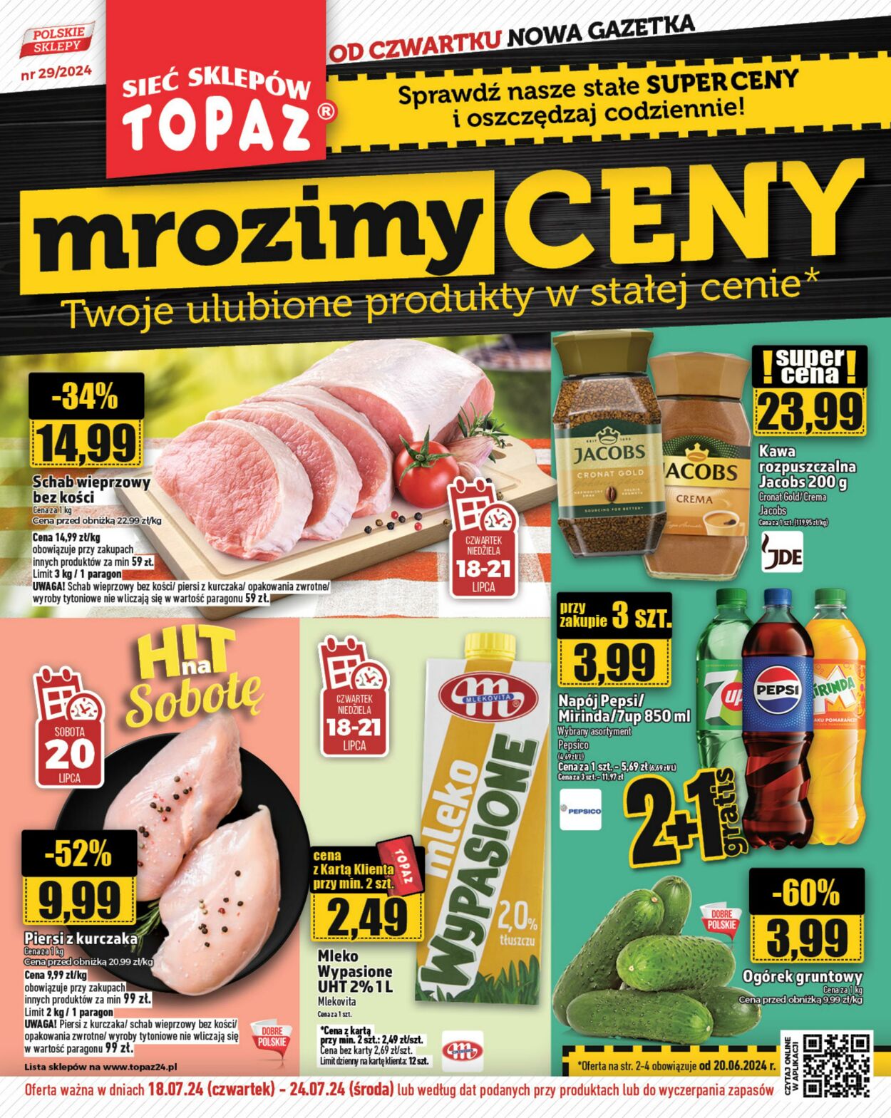 Gazetka Topaz 18.07.2024 - 24.07.2024