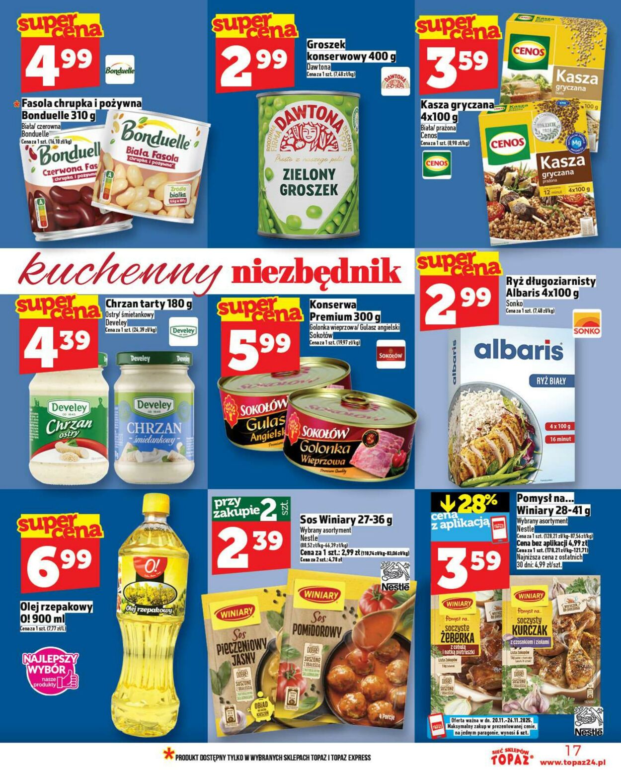 Gazetka Topaz 20.11.2025 - 26.11.2025