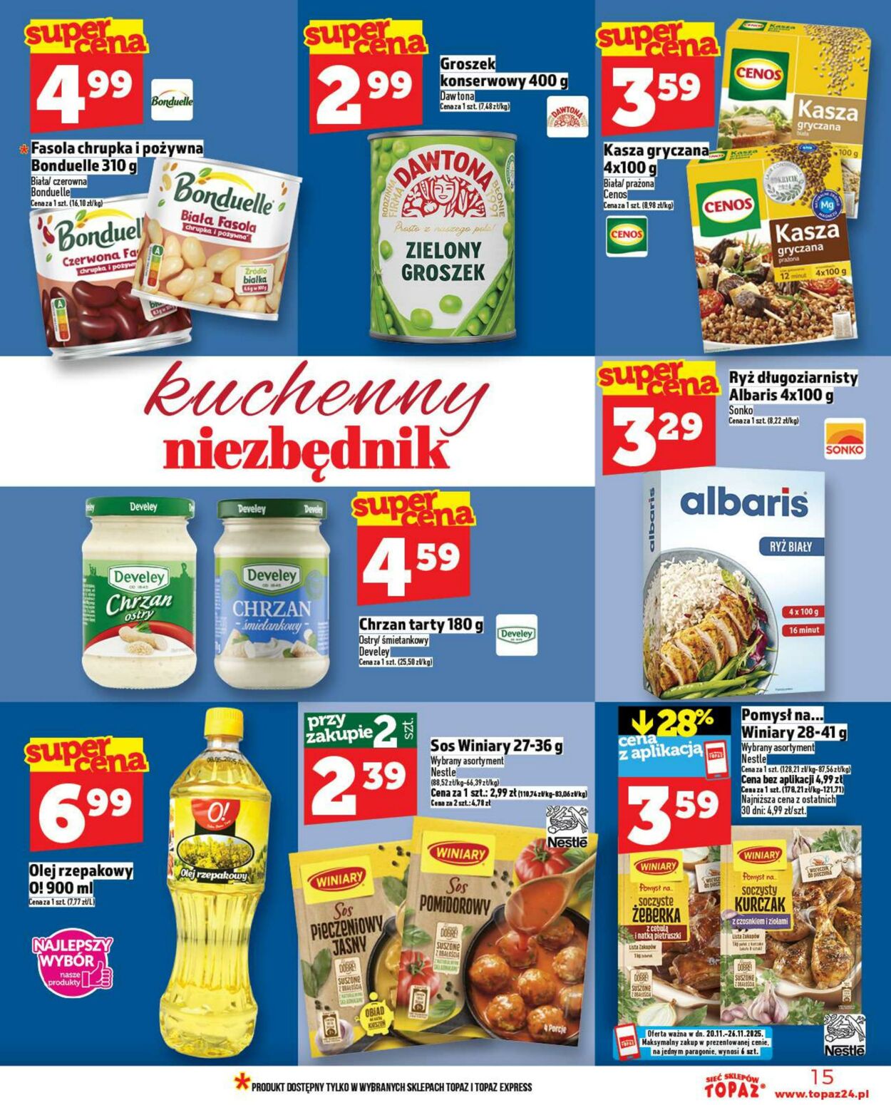 Gazetka Topaz 20.11.2025 - 26.11.2025