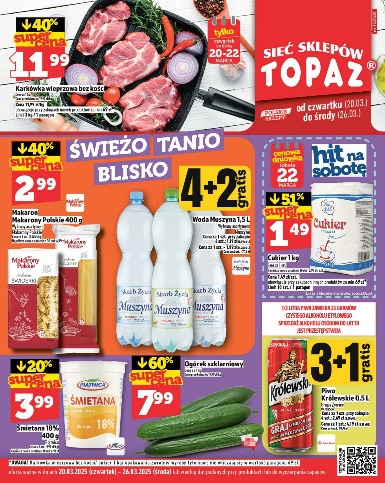 Gazetka Topaz 20.03.2025 - 26.03.2025