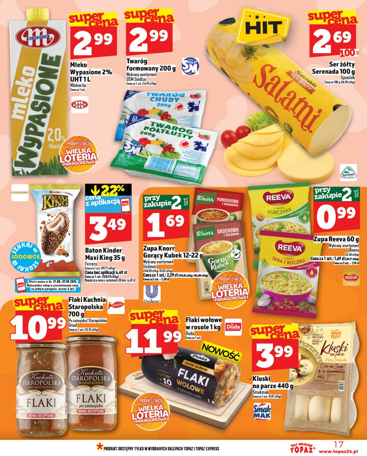 Gazetka Topaz 21.08.2025 - 27.08.2025