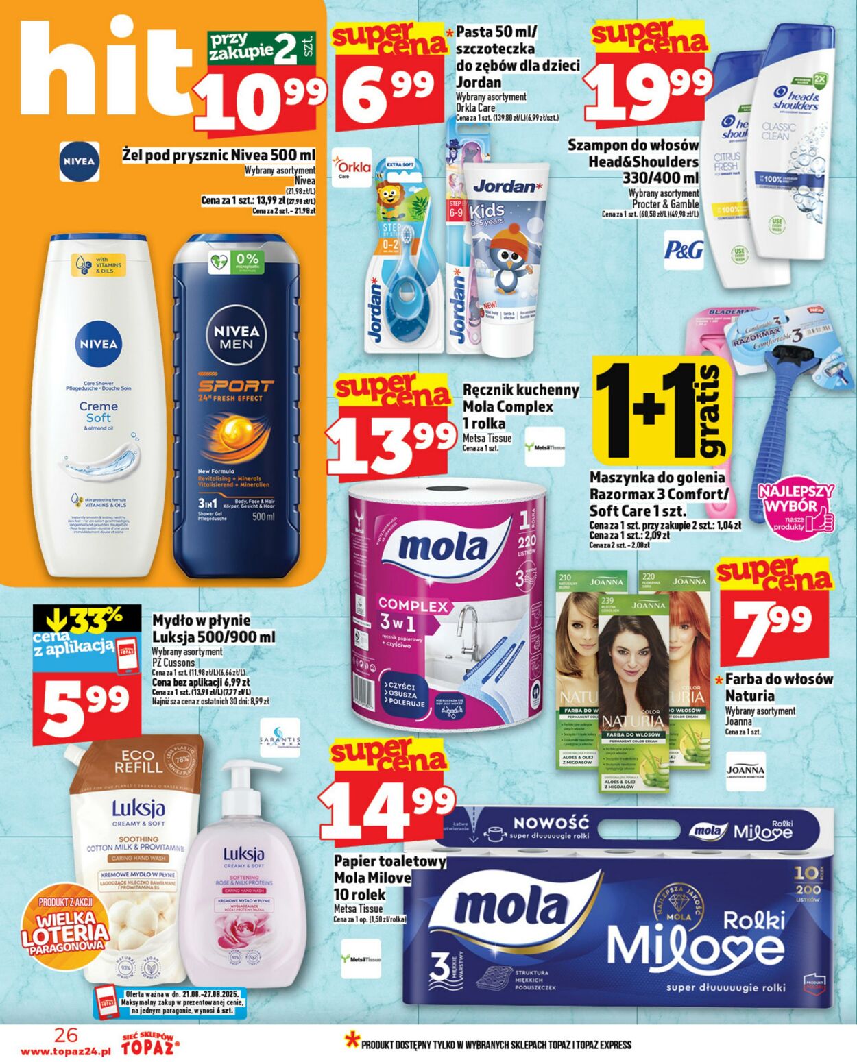Gazetka Topaz 21.08.2025 - 27.08.2025