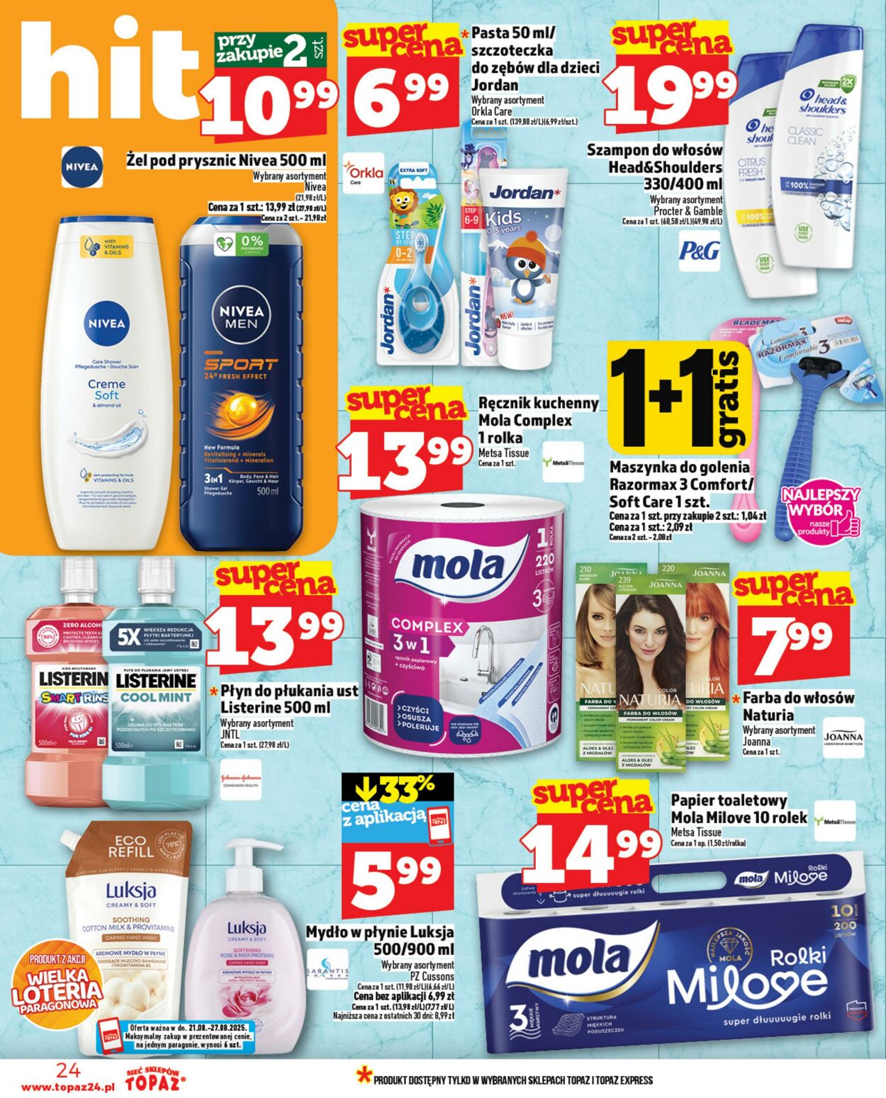 Gazetka Topaz 21.08.2025 - 27.08.2025