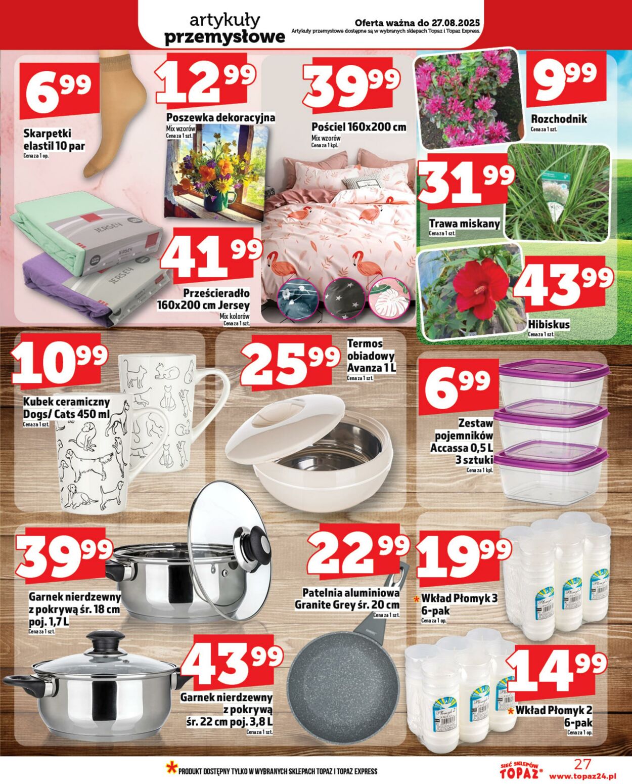 Gazetka Topaz 21.08.2025 - 27.08.2025