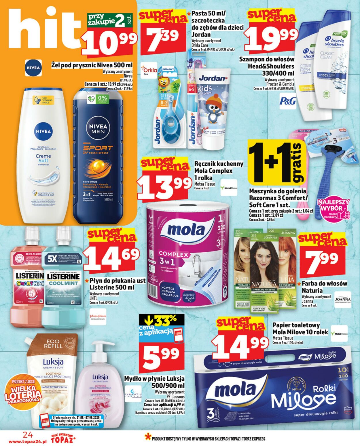 Gazetka Topaz 21.08.2025 - 27.08.2025