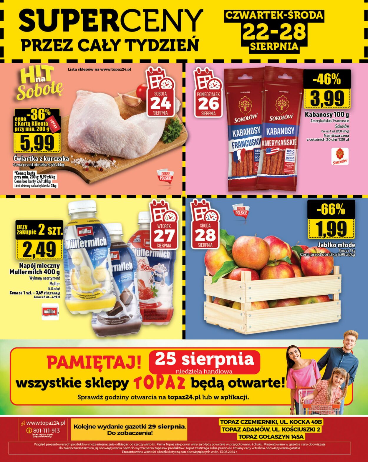 Gazetka Topaz 22.08.2024 - 28.08.2024