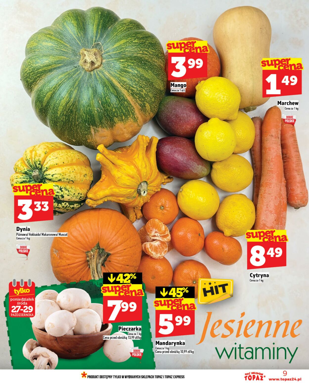 Gazetka Topaz 23.10.2025 - 29.10.2025