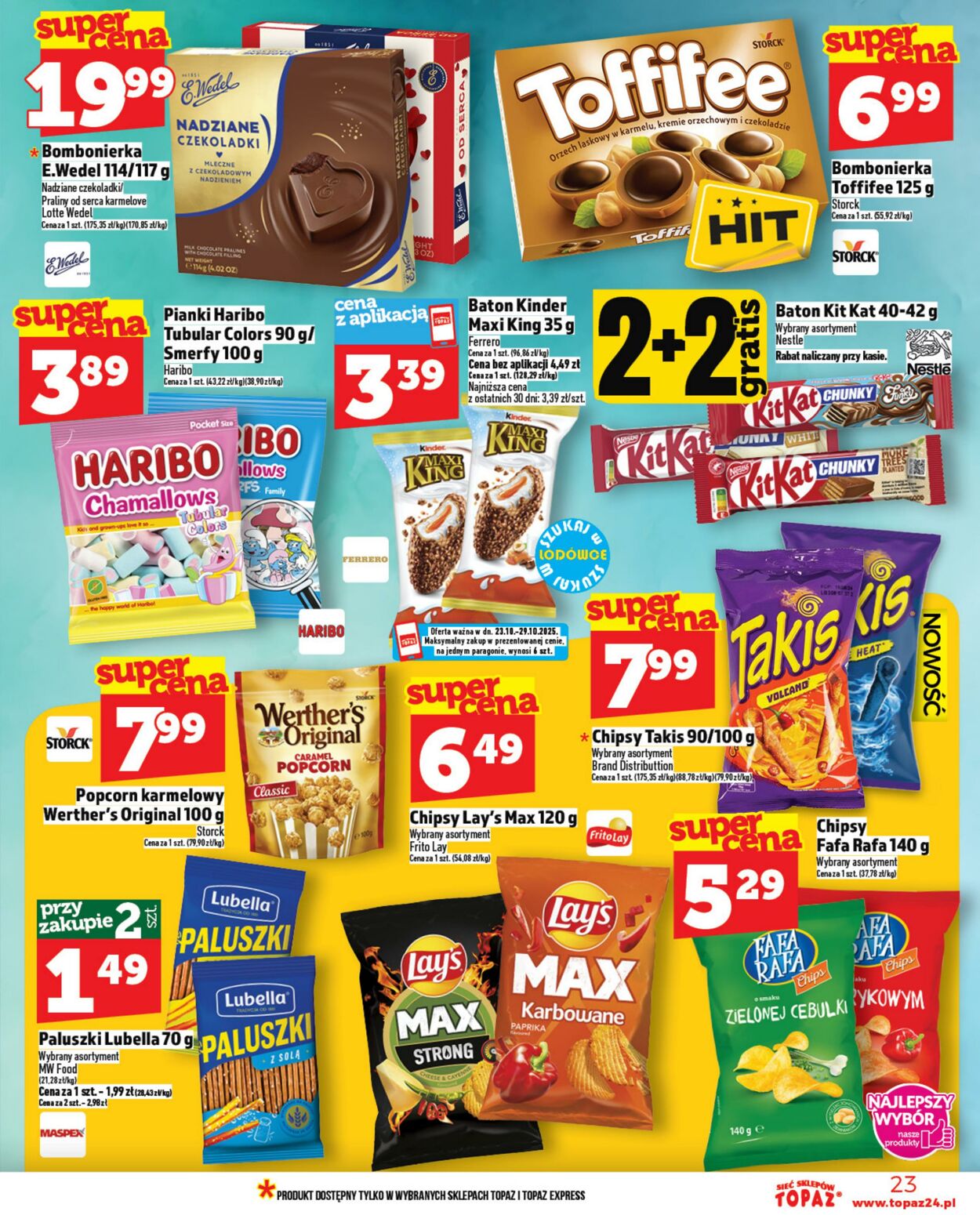 Gazetka Topaz 23.10.2025 - 29.10.2025