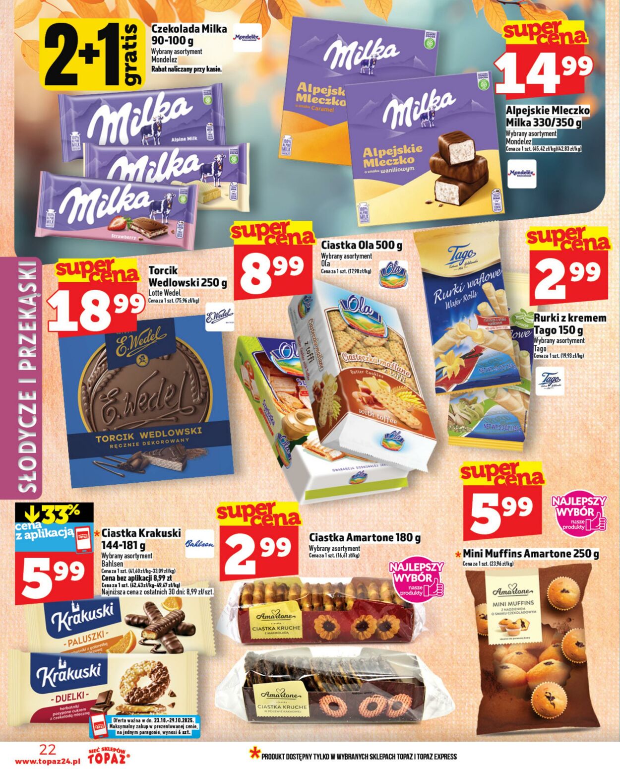 Gazetka Topaz 23.10.2025 - 29.10.2025