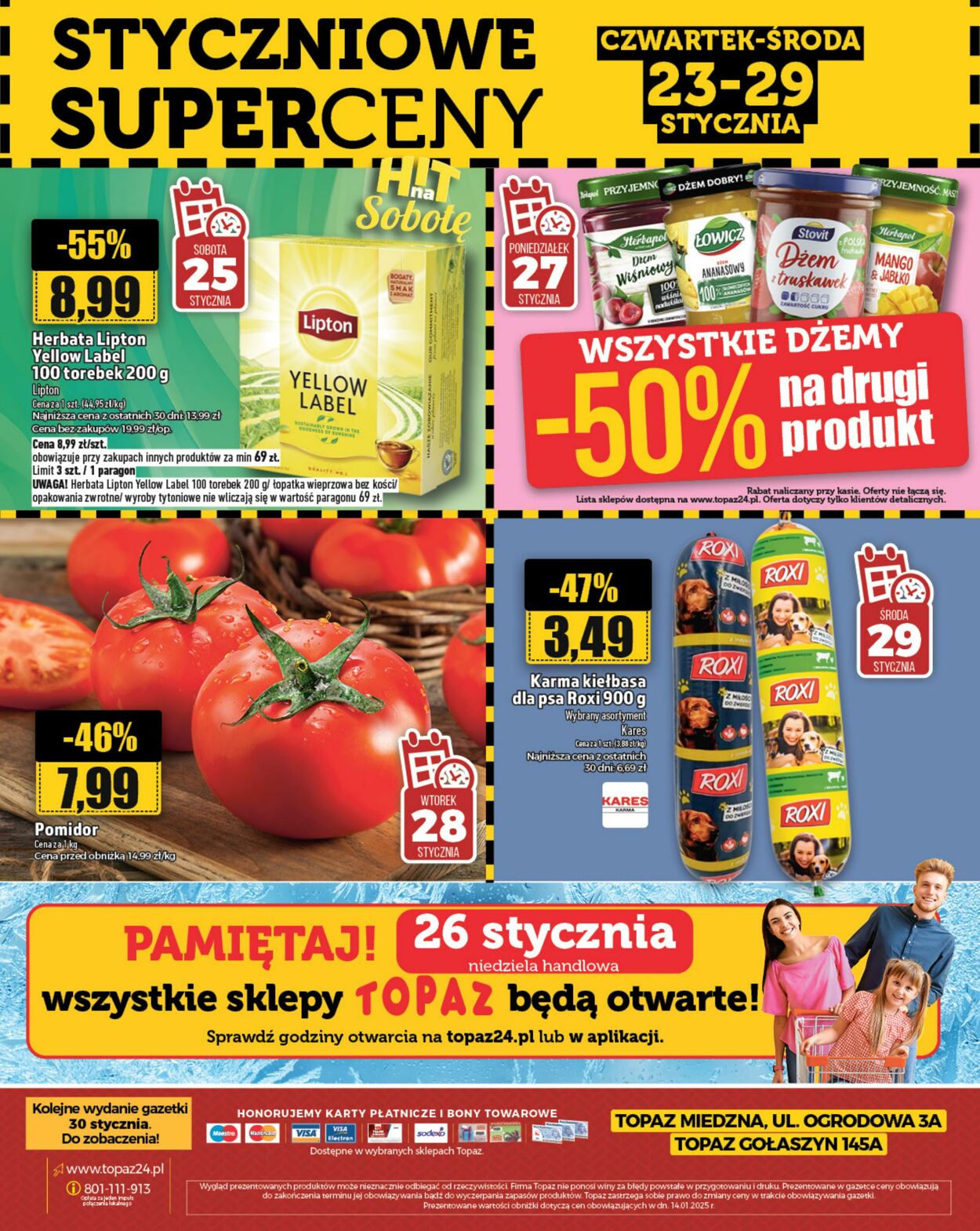 Gazetka Topaz 23.01.2025 - 29.01.2025