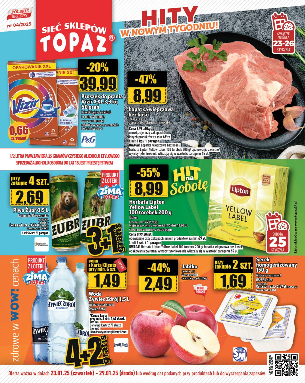 Gazetka Topaz 23.01.2025 - 29.01.2025