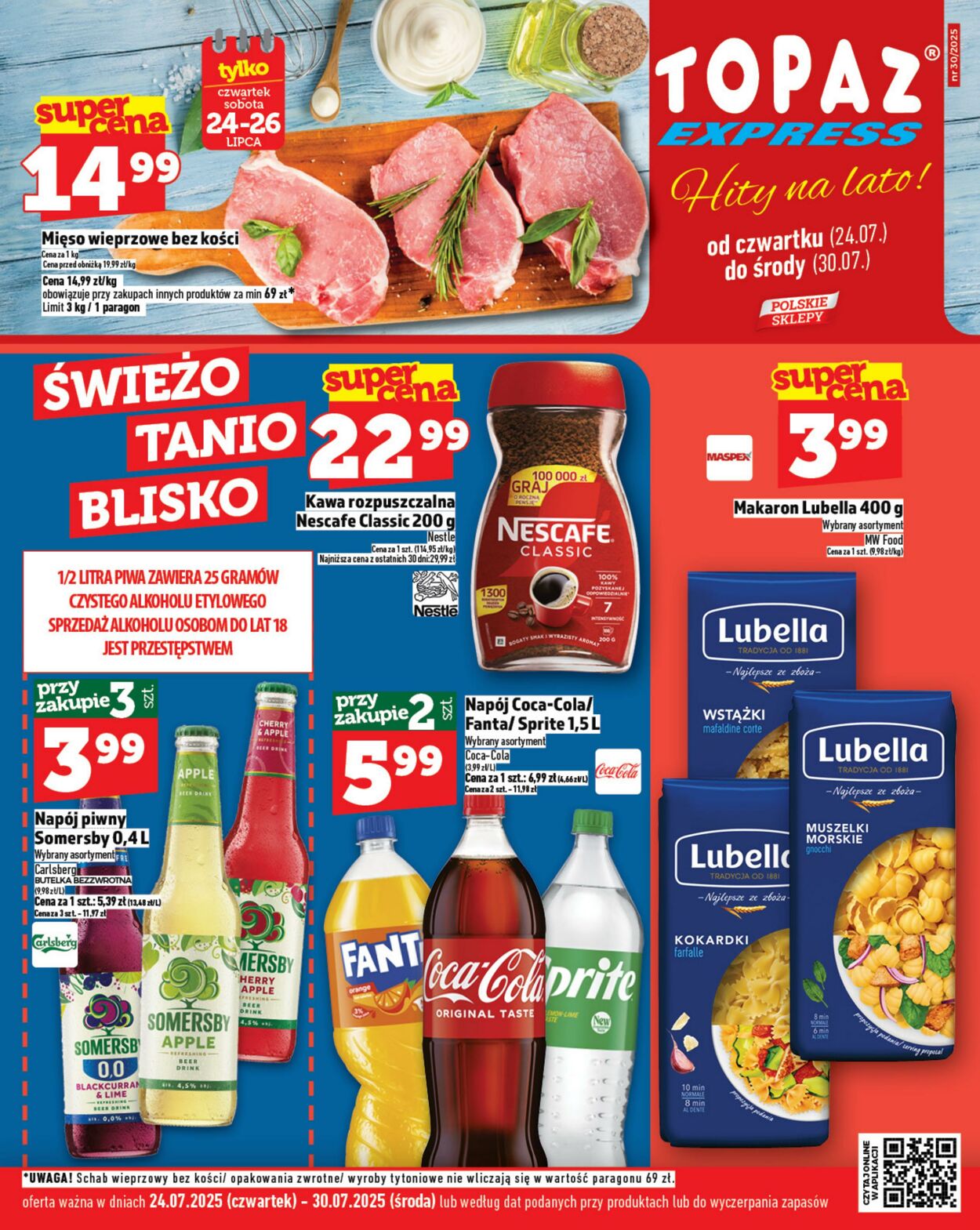 Gazetka Topaz 24.07.2025 - 30.07.2025