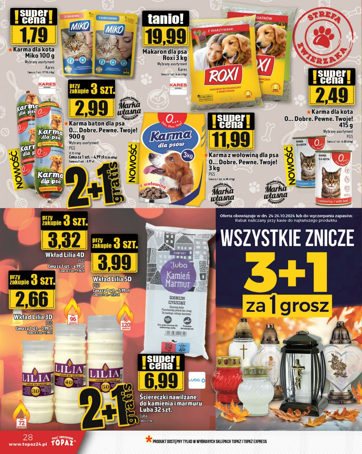 Gazetka Topaz 24.10.2024 - 30.10.2024