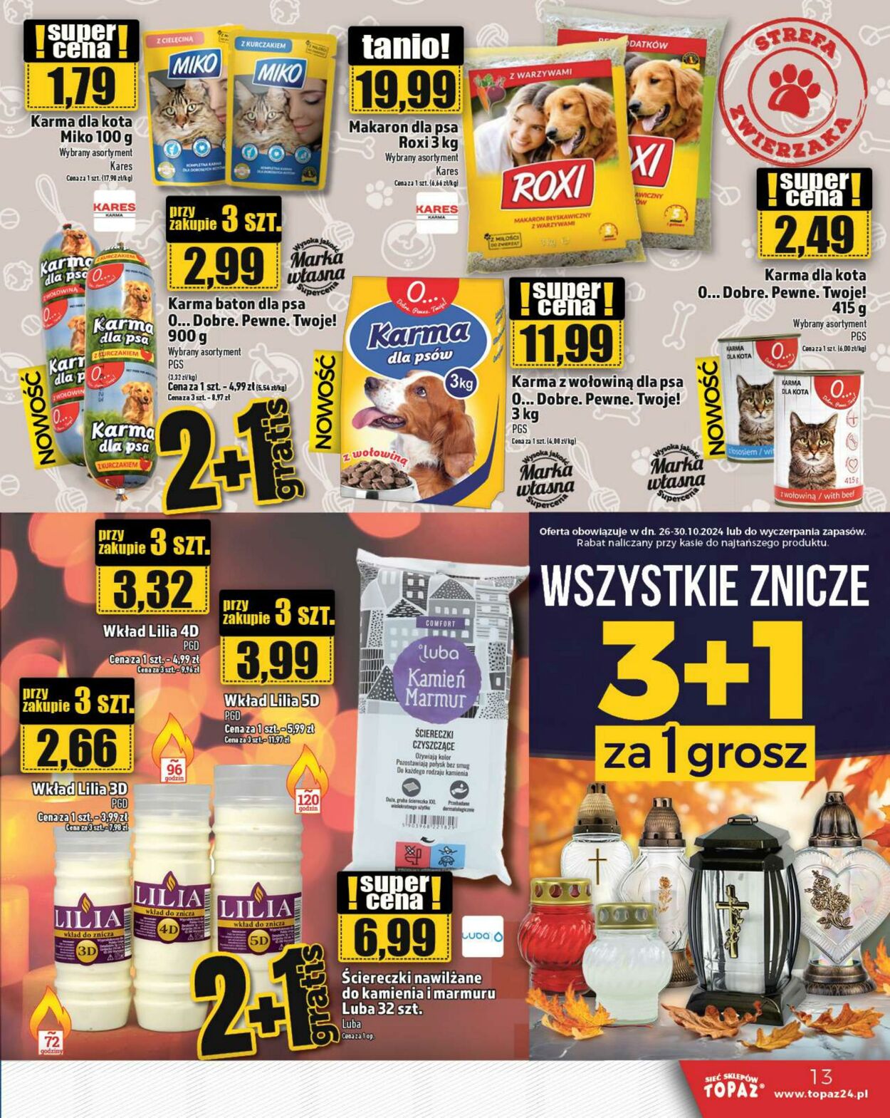 Gazetka Topaz 26.10.2024 - 30.10.2024