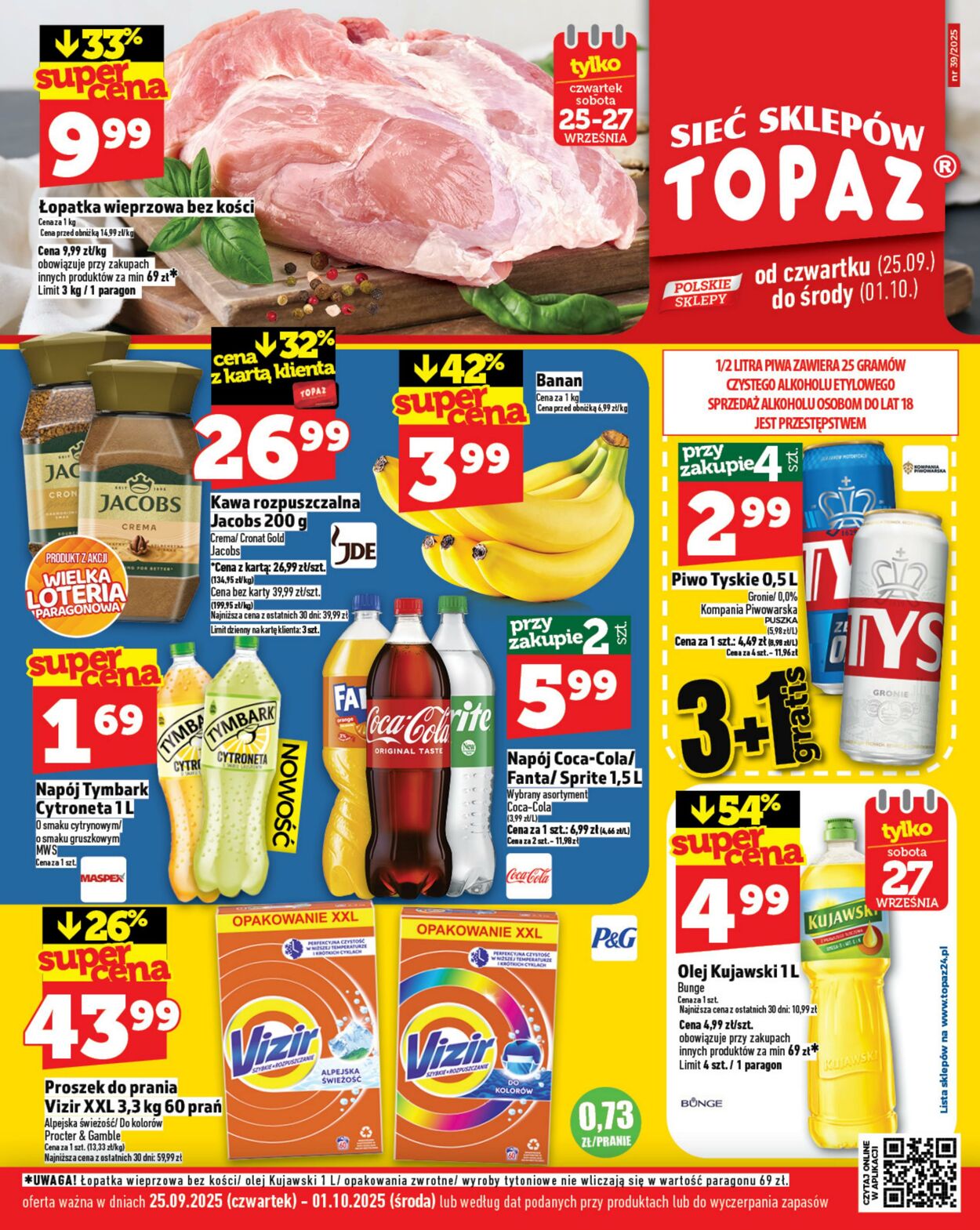 Gazetka Topaz 25.09.2025 - 01.10.2025