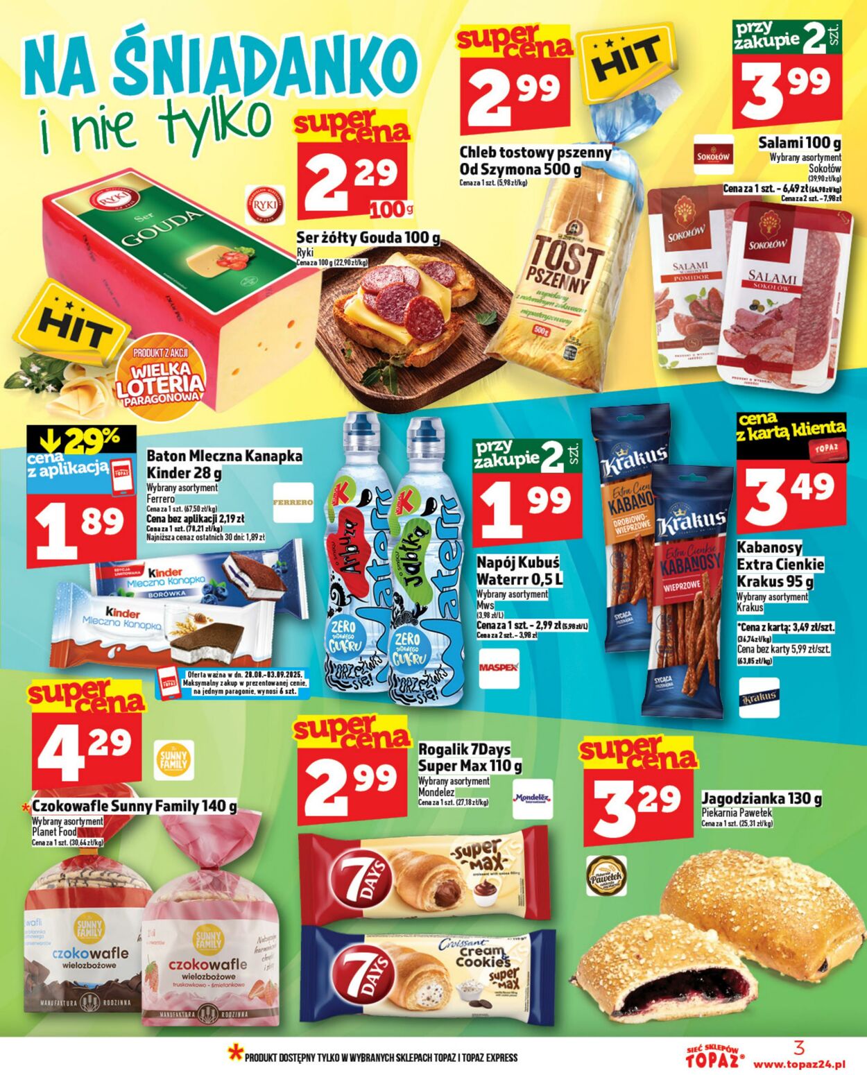 Gazetka Topaz 28.08.2025 - 03.09.2025