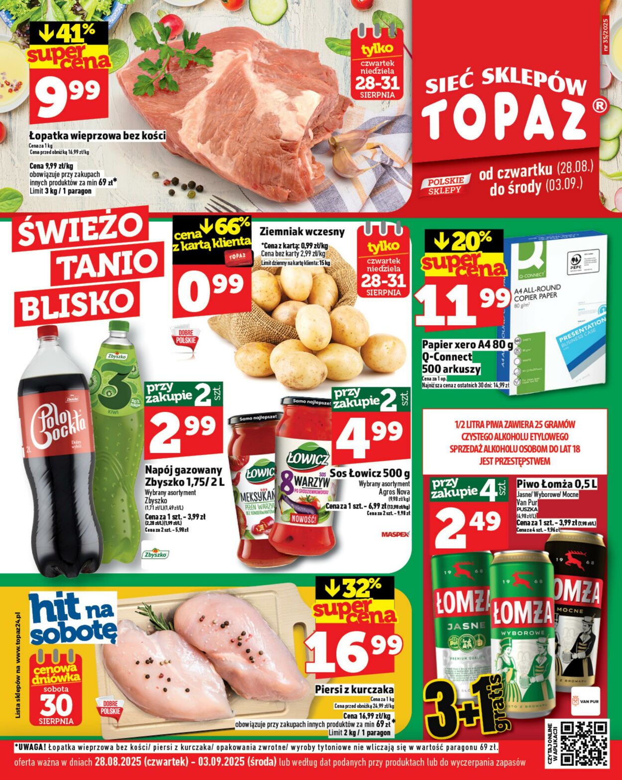 Gazetka Topaz 28.08.2025 - 03.09.2025