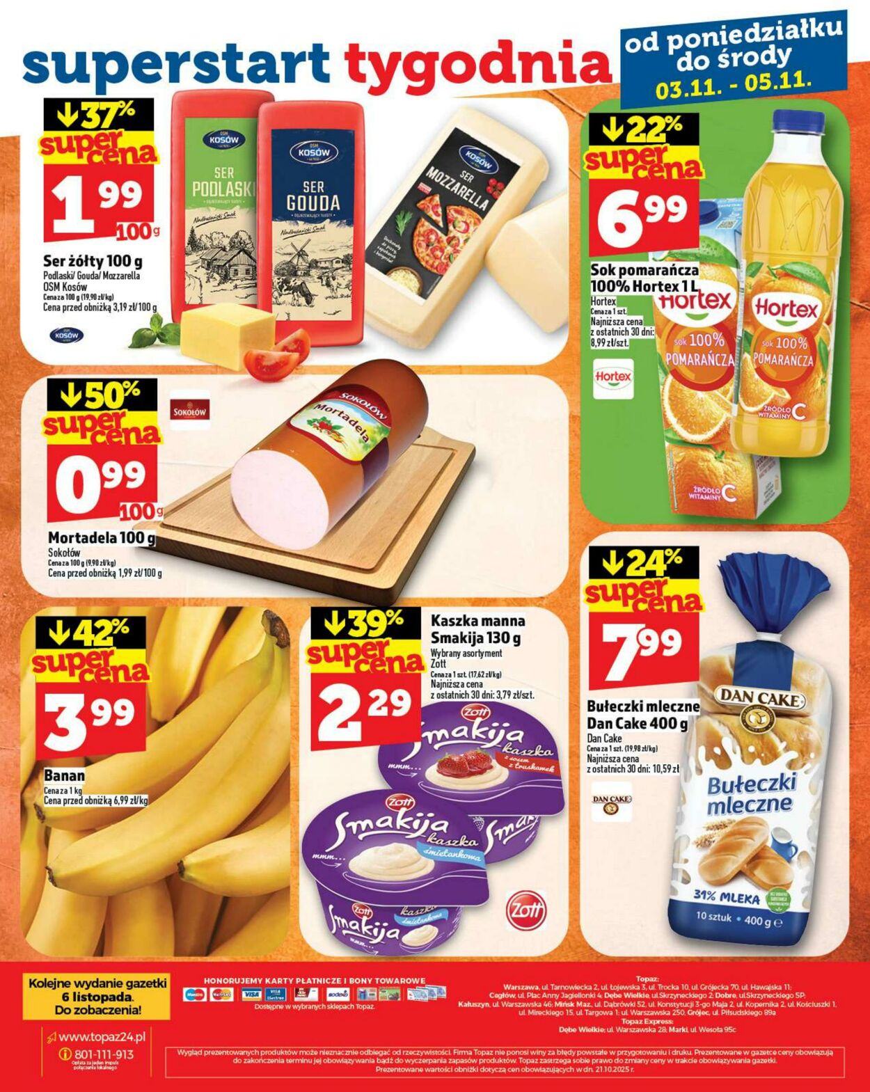 Gazetka Topaz 30.10.2025 - 05.11.2025