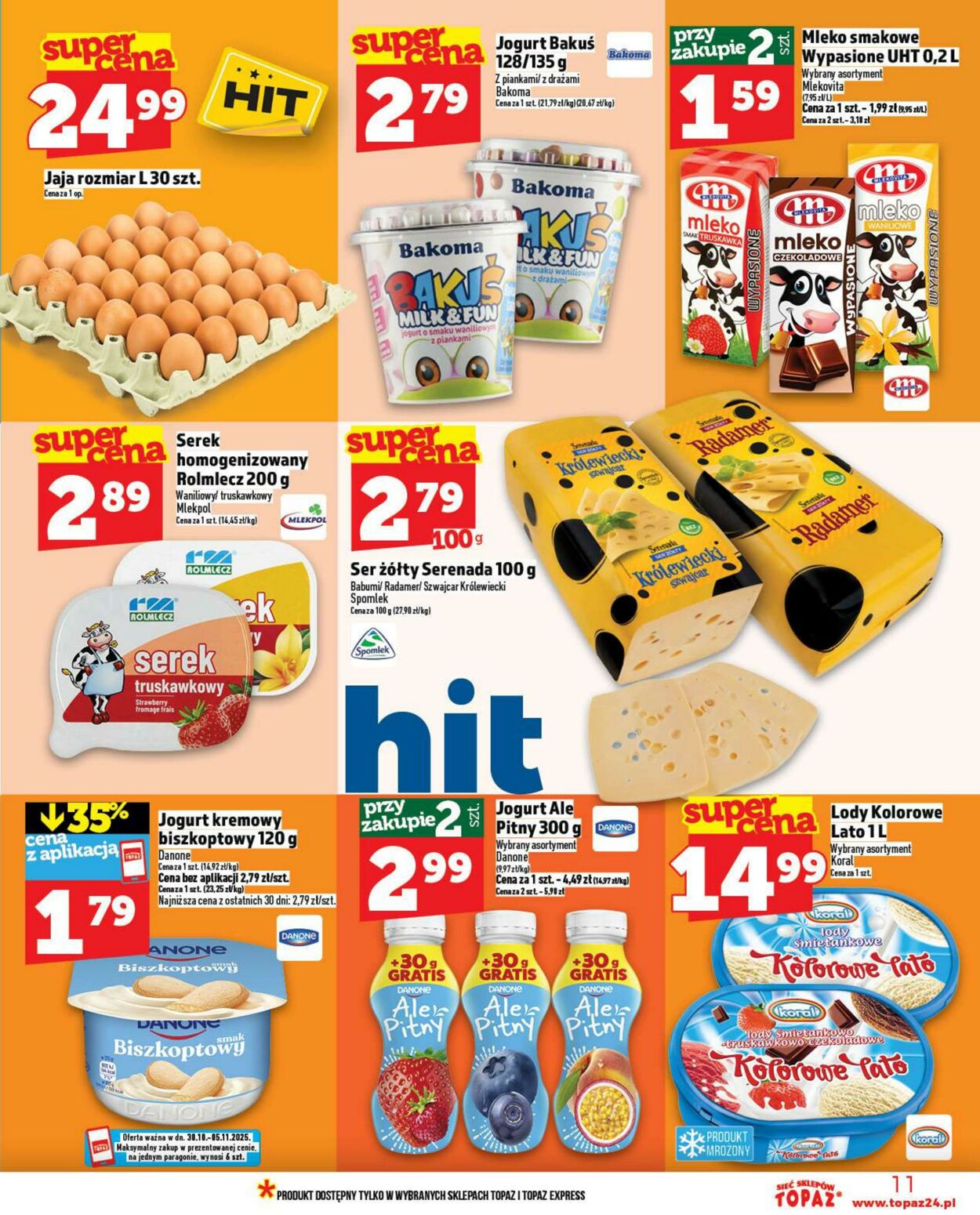 Gazetka Topaz 30.10.2025 - 05.11.2025