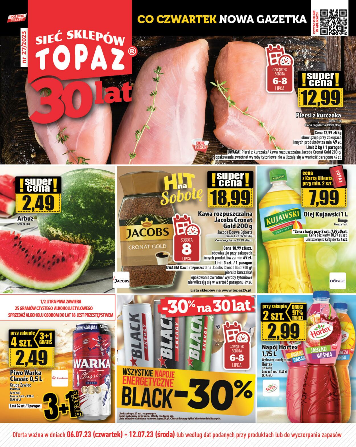 Gazetka Topaz 06.07.2023 - 12.07.2023