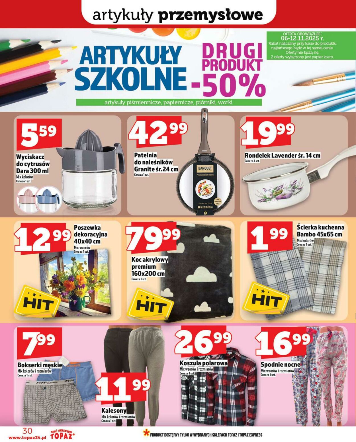 Gazetka Topaz 06.11.2025 - 12.11.2025