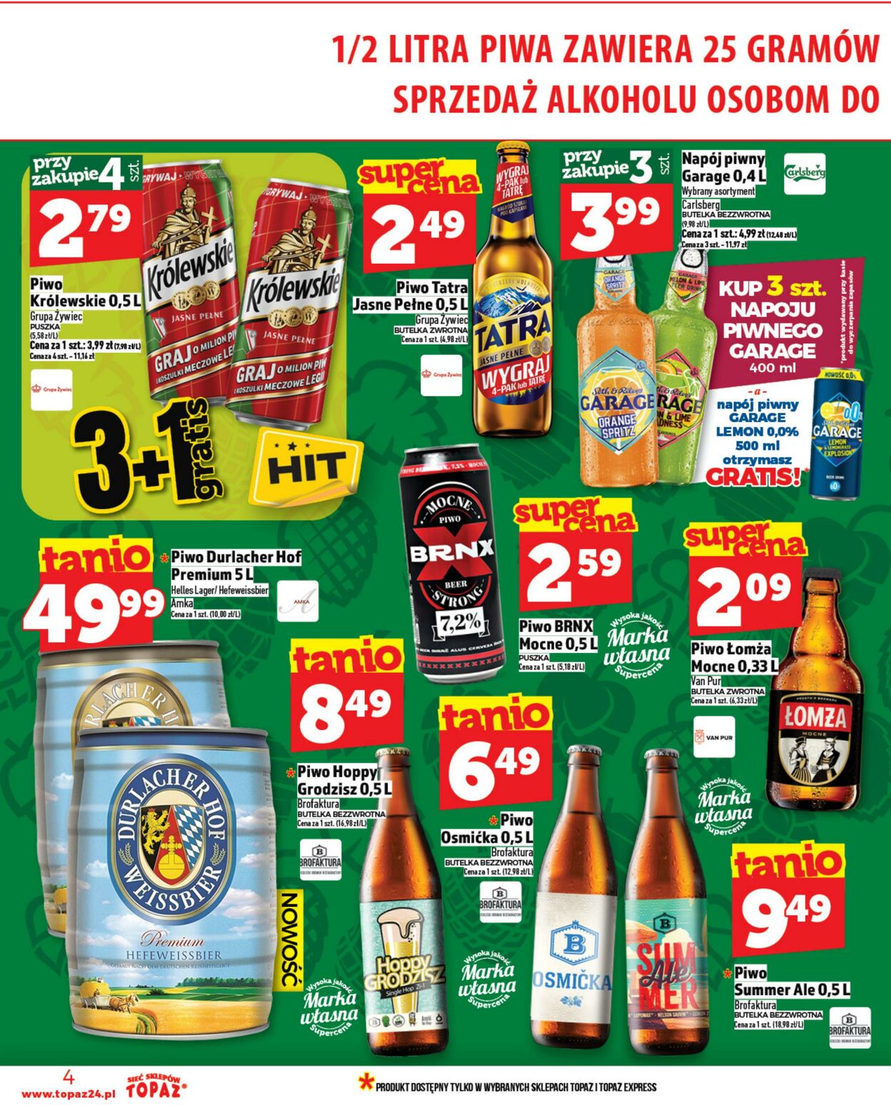 Gazetka Topaz 07.08.2025 - 13.08.2025